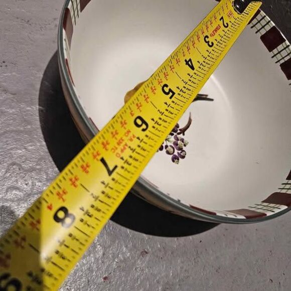 Lennox Ceramic Bowl Winter Greetings Goldfinch Every Day Bowl 7" - Picture 5 of 6